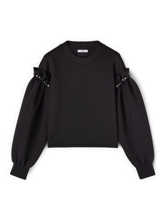 Motivi Motivi Felpa G856W003477N033 Nero Regular Fit