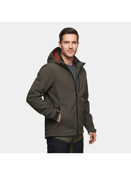 Alpinus Alpinus Kurtka softshell Roignais Brązowy Regular Fit