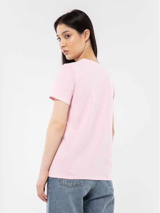 BASICLO BASICLO T-Shirt BSL-004-GE Różowy Regular Fit