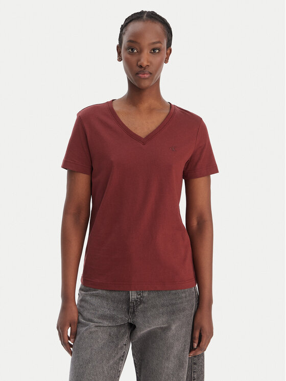 Calvin Klein Jeans Calvin Klein Jeans Tricou LV047B205G Maro Relaxed Fit