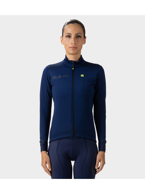 Alé Cycling Alé Cycling Bluza Solid Fondo Plus Granatowy Regular Fit
