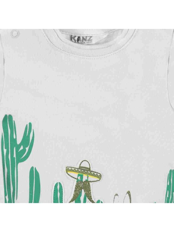 Kanz Kanz T-Shirt 1712581-1000 Biały Basic Fit