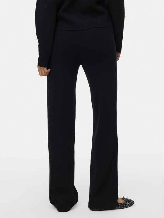 Vero Moda Vero Moda Kootud püksid Gold 10337637 Must Loose Fit