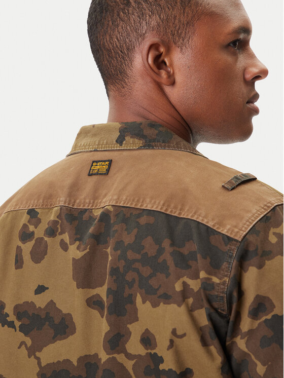 G-Star Raw G-Star Raw Košulja Cargo Pkt D26900-D553 Zelena Regular Fit