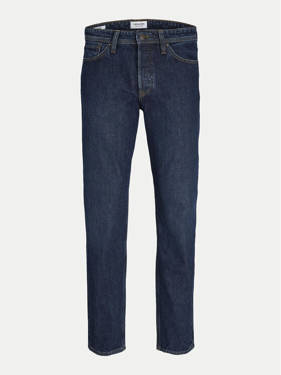 Jack & Jones Jack & Jones Jeansy Chris 12237276 Granatowy Relaxed Fit