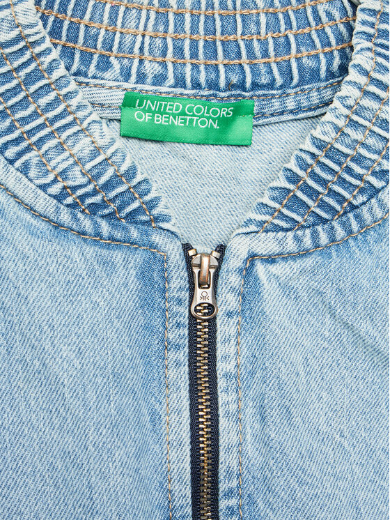 United Colors Of Benetton United Colors Of Benetton Jeansjacke 2H0DCN02F Himmelblau Relaxed Fit