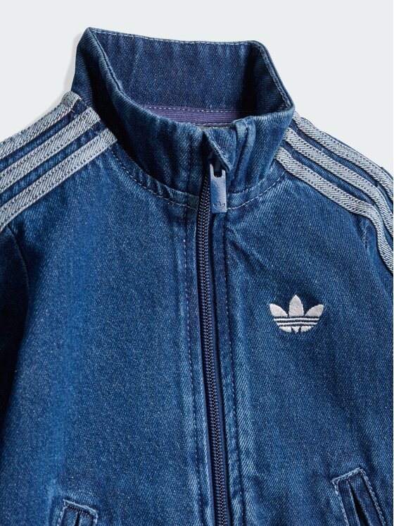 adidas adidas Kurtka jeansowa 161128 Niebieski jasny Regular Fit