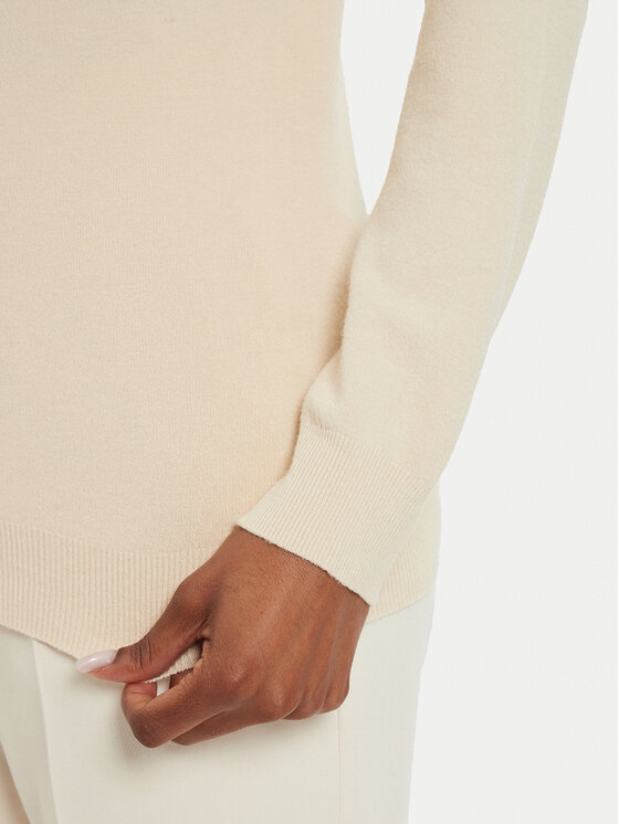 Kontatto Kontatto Rollkragenpullover 3M0124 Beige Regular Fit