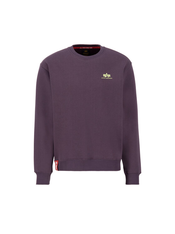 Alpha Industries Alpha Industries Bluza Basic Small Logo Sweatshirt Fioletowy Regular Fit