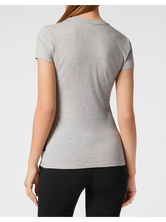 Plein Sport Plein Sport T-shirt 8235 Grigio Skin Tight Fit