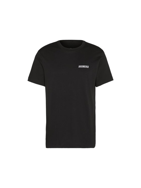 Bikkembergs Bikkembergs T-shirt T shirt - Bikkembergs - vertical stripes Nero Regular Fit