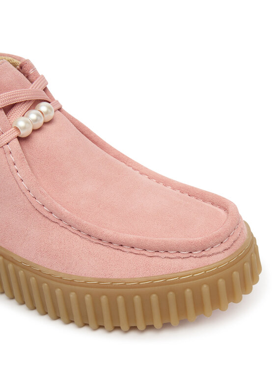 Clarks Clarks Kotníková obuv Torhill Moss 26184636 Růžová