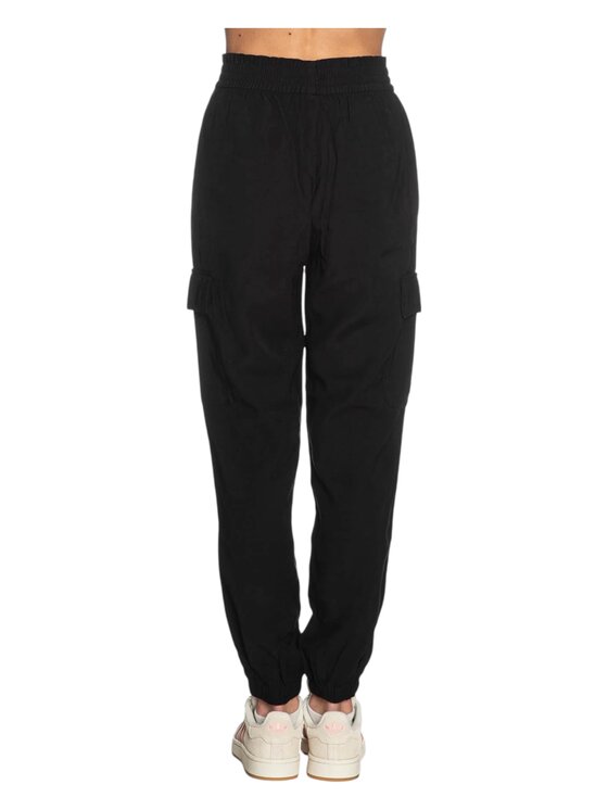 ONLY ONLY Spodnie cargo 15245364-nero Czarny Regular Fit