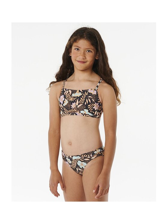 Rip Curl Rip Curl Strój kąpielowy Tropics 3 Piece Set -Girl Czarny