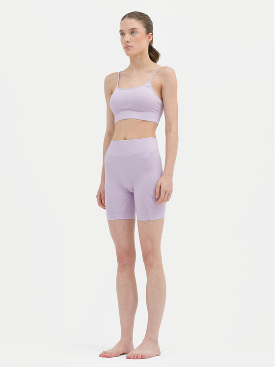 4F 4F Αθλητικό σορτς 4FWSS24TFSHF498 Μωβ Slim Fit