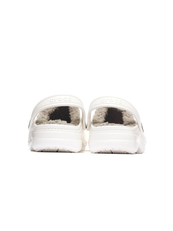 Crocs Crocs Klapki Baya Lined Clog Kid's Biały