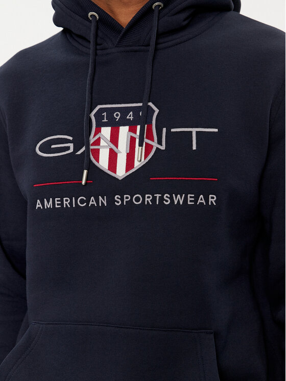 Gant Gant Pulóver Archive Shield 2047082 Sötétkék Regular Fit