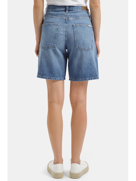 Cross Jeans Cross Jeans Szorty jeansowe A 704-012 Niebieski