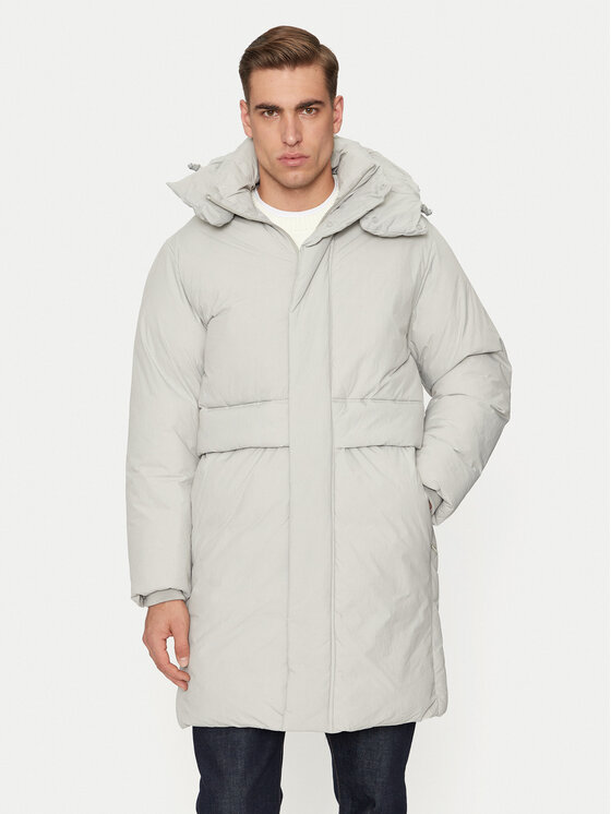 Jack&Jones Giubbotto invernale Bolton 12259486 Grigio Regular Fit, taglia : M
