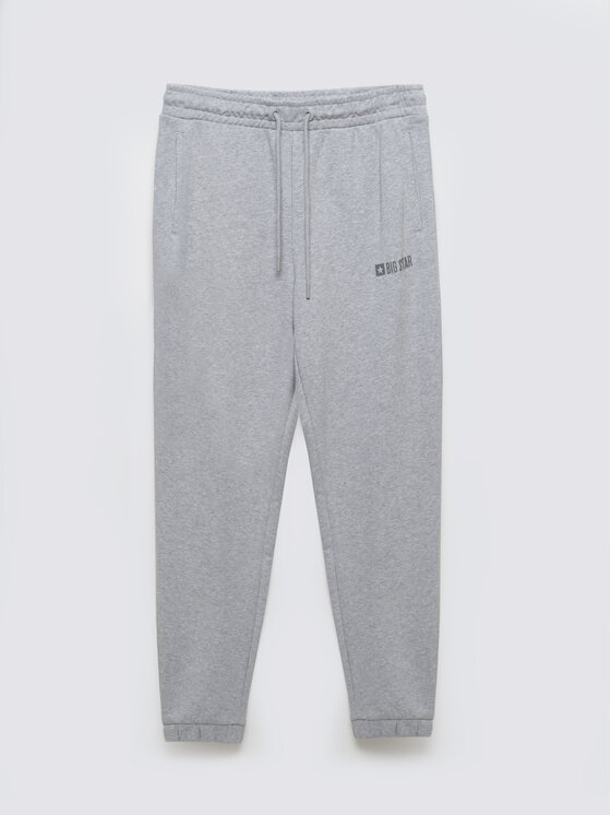 BIG STAR BIG STAR Spodnie dresowe BRUTUS Szary Basic Fit