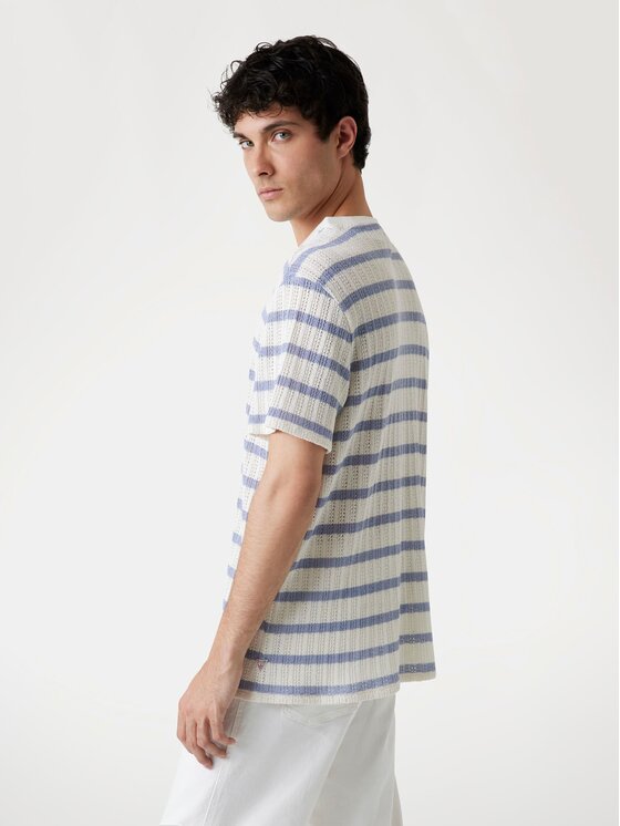 Guess Guess T-Shirt 176369 Niebieski Classic Fit