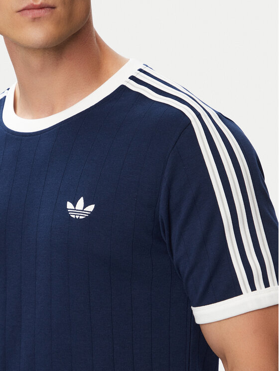 adidas adidas T-Shirt Drop Needle 3 Stripes Tee KS7448 Dunkelblau Regular Fit