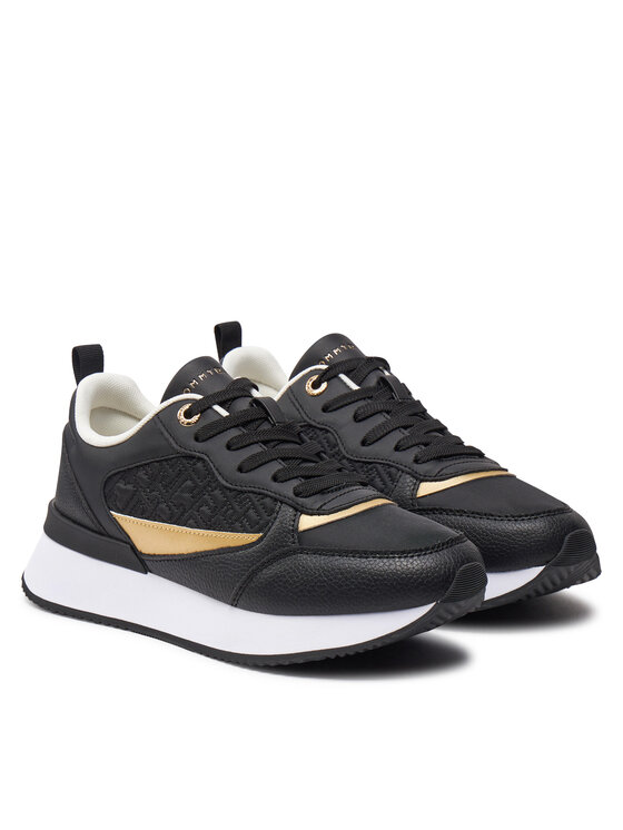 Tommy Hilfiger Tommy Hilfiger Αθλητικά Mongram Runner FW0FW08248 Μαύρο