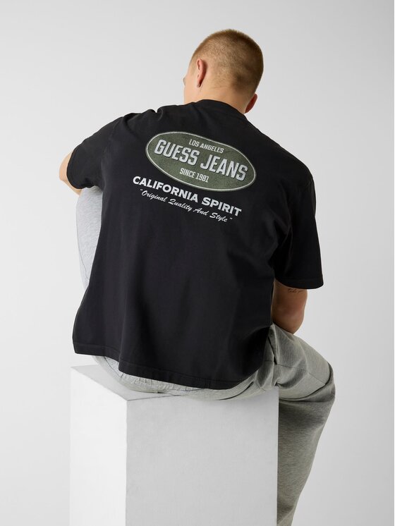 Guess Guess T-Shirt 183252 Czarny Classic Fit