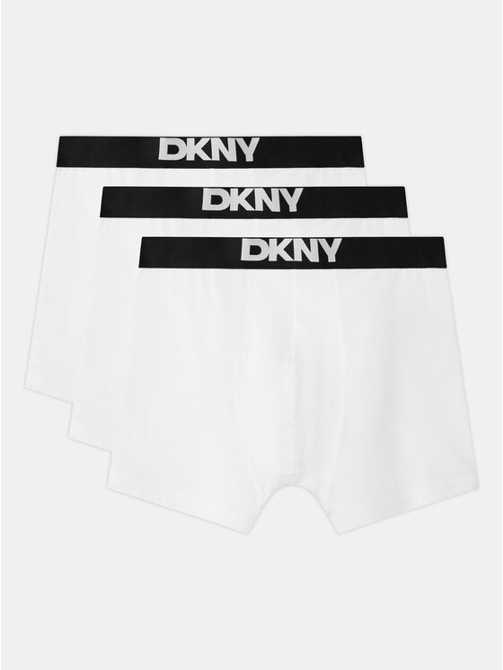 DKNY DKNY Súprava 3 kusov boxeriek NEW YORK Biela