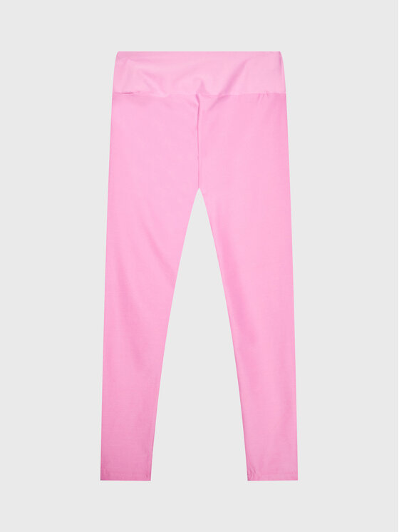 Guess Guess Legginsy J3RB00 MC01P Różowy Slim Fit