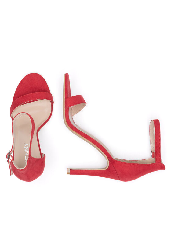 JENNY JENNY Sandały SS13814 Czerwony