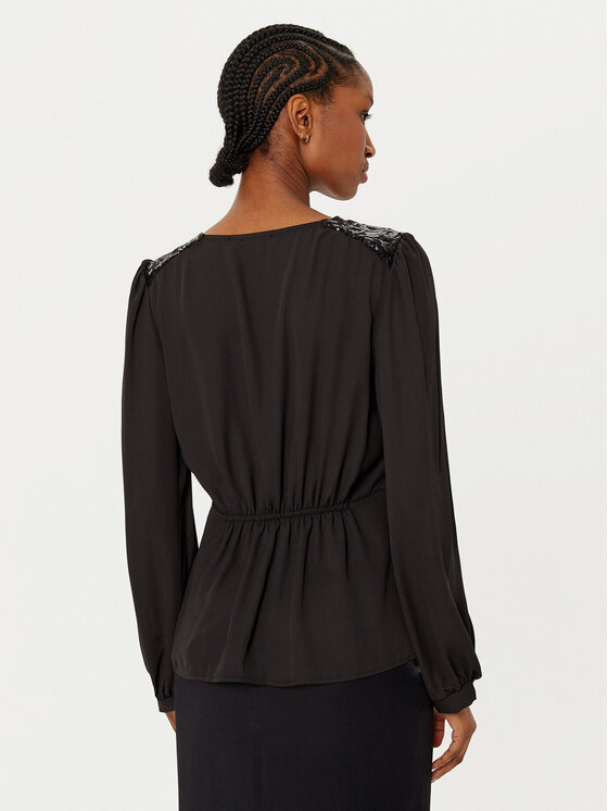 Rinascimento Rinascimento Blusa CFC0019730002 Nero Regular Fit