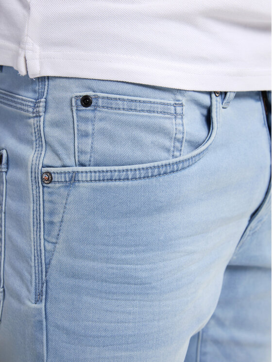 Petrol Industries Petrol Industries Džínsové šortky M-ROS-SHO001 Modrá Slim Fit