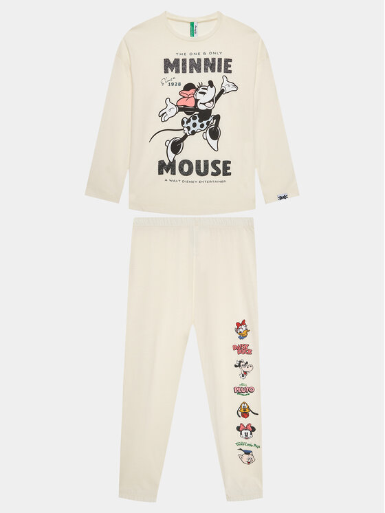 United Colors Of Benetton Pijama 3Y5E0P050 Écru Regular Fit