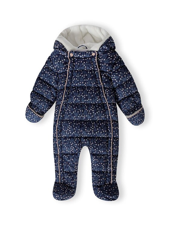 minoti minoti Kombinezon zimowy 21babysnow1 Granatowy Regular Fit