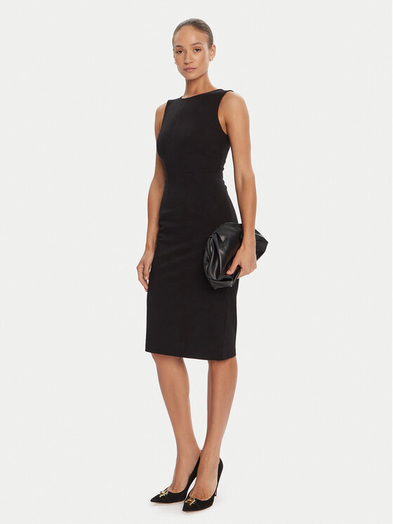 Marciano Guess Marciano Guess Коктейлна рокля 5YGK30 7160A Черен Slim Fit
