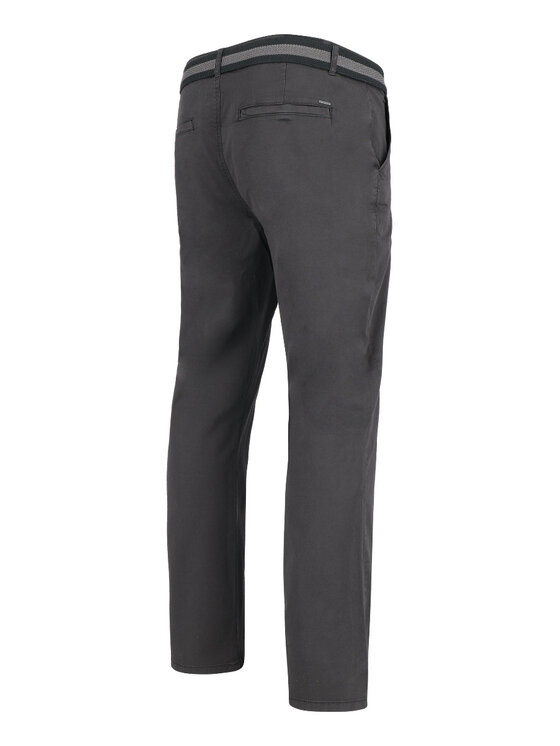 Volcano Volcano Spodnie materiałowe R-MATER Szary Regular Fit