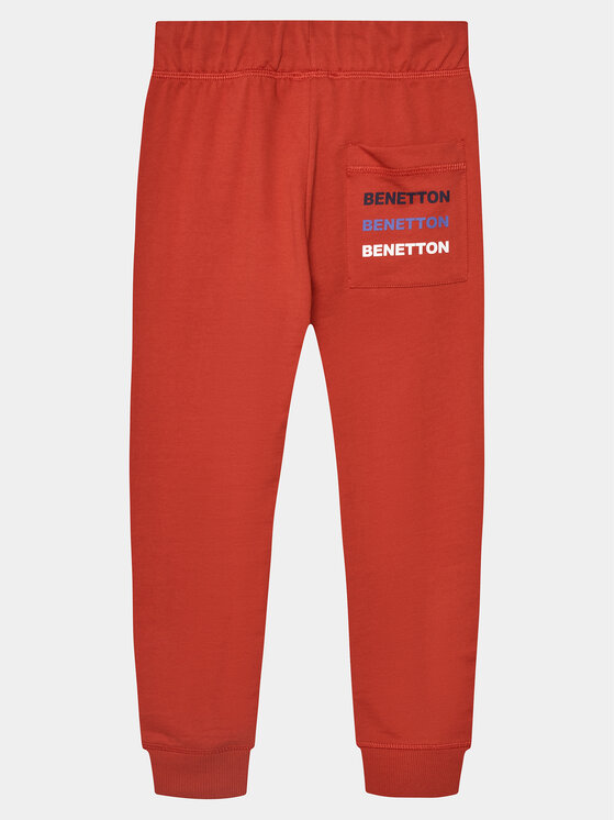 United Colors Of Benetton United Colors Of Benetton Teplákové kalhoty 3BC1CF04P Červená Regular Fit