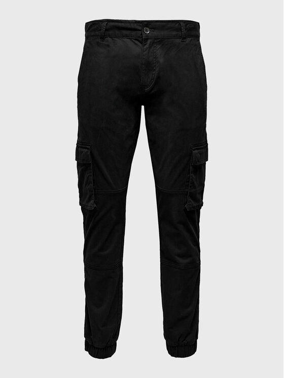Only & Sons Only & Sons Hlače 22016687 Crna Tapered Fit