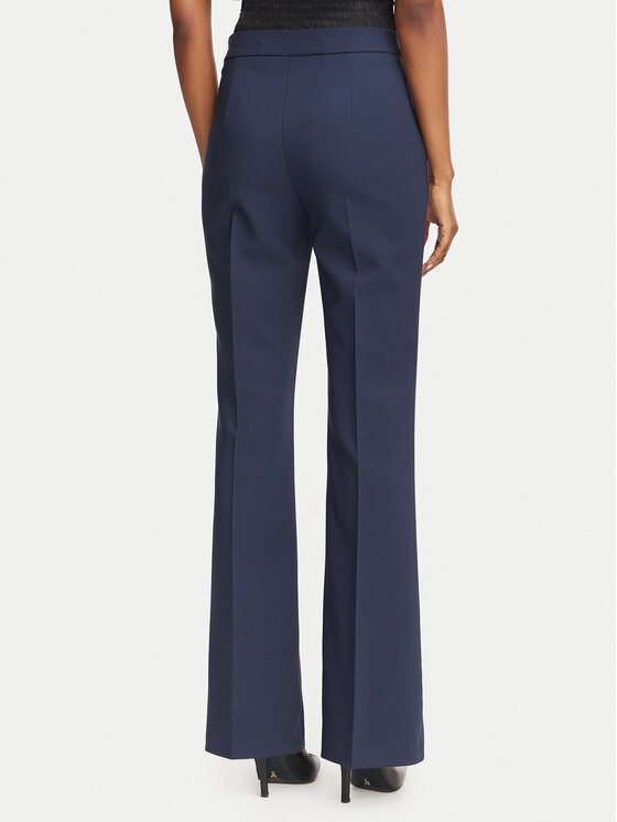 Rinascimento Rinascimento Pantaloni din material CFC0130135003 Bleumarin Flare Fit