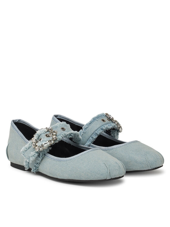 Buffalo Buffalo Балетки Daphne Glam 1620028 Голубий
