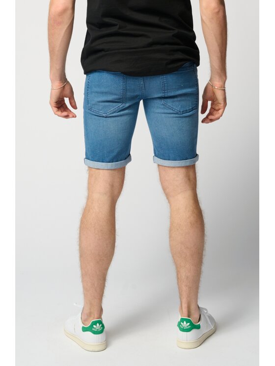 TeeShoppen TeeShoppen Szorty jeansowe 'Perform Collection' Niebieski Regular Fit