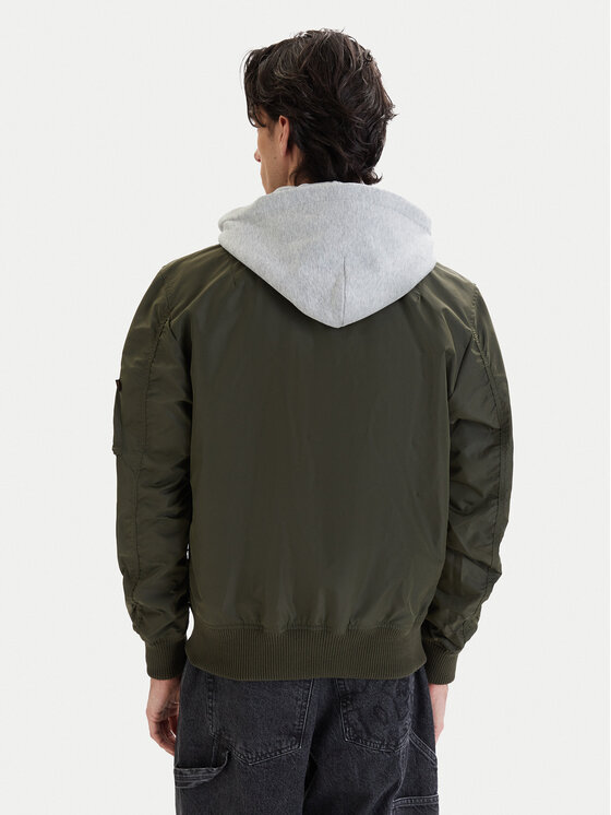 Alpha Industries Alpha Industries Bomber stila jaka Ma-1 196108 Pelēks Regular Fit
