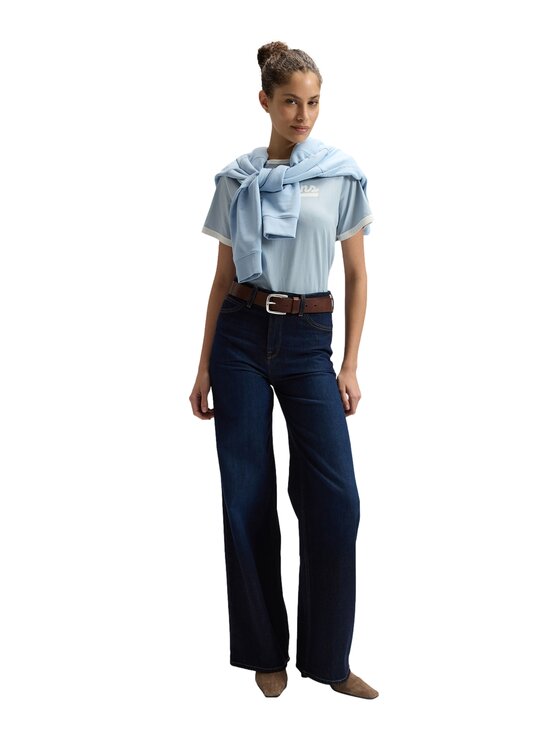 Lee Lee Jeansy Stella Granatowy Relaxed Fit