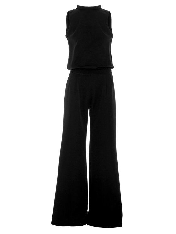 Made of Emotion Made of Emotion Kombinezon M382 Czarny Wide Leg