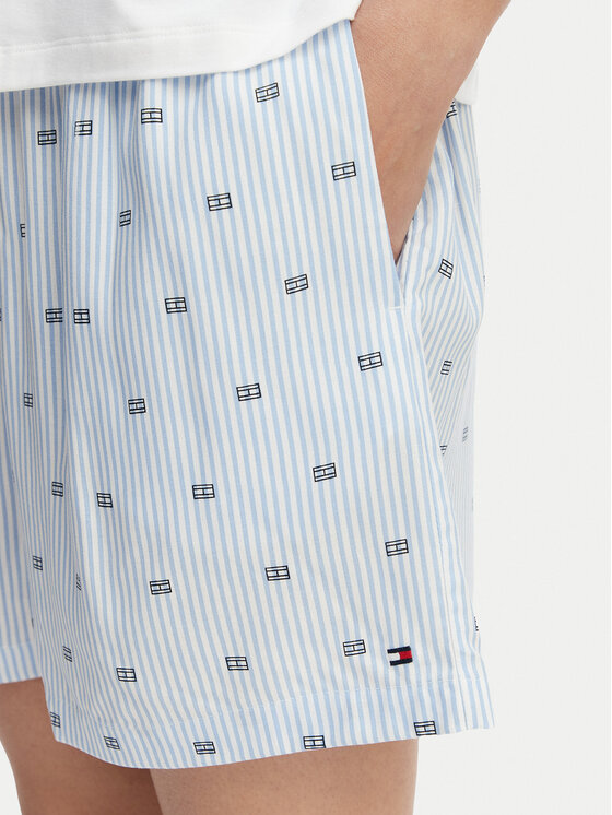 Tommy Hilfiger Tommy Hilfiger Пижама UW0UW06328 Бял Regular Fit