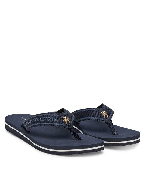 Tommy Hilfiger Tommy Hilfiger В'єтнамки Hilfiger Webbing Beach Sandal FW0FW08515 Cиній
