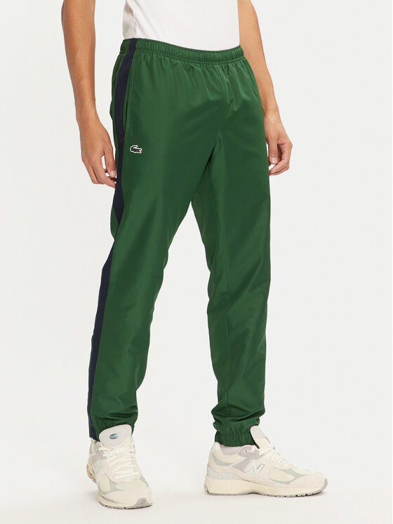 Lacoste Lacoste Tepláková souprava WH4241 Zelená Regular Fit