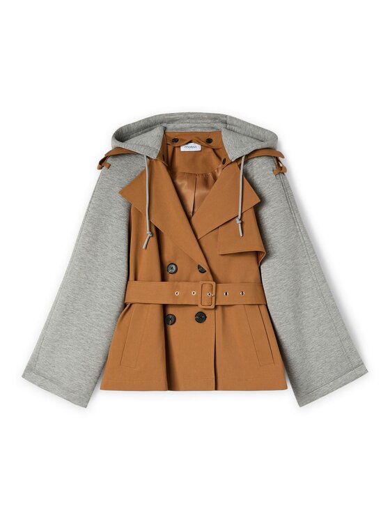 Motivi Motivi Cappotto R242W000142N0V2 Écru Regular Fit