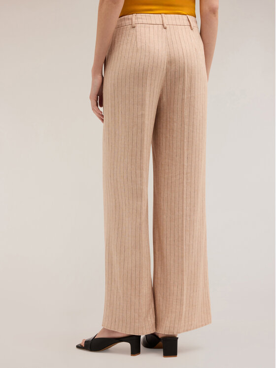 Motivi Motivi Pantaloni di tessuto P232Q203896N0R2 Écru Over Fit